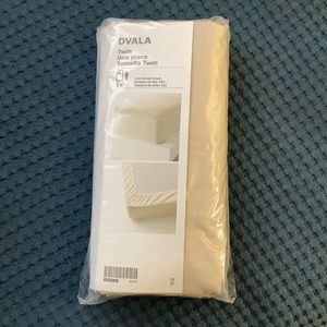 IKEA DVALA Twin Beige Bed Sheet